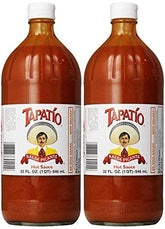 Trader Joe's Tapatio frente del envase grande mostrando etiqueta y volumen
