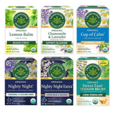 Traditional Medicinals estuche frontal mostrando variedad y conveniencia