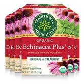 Traditional Medicinals paquete frontal mostrando 96 bolsitas y beneficios visibles