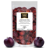 Traina paquete frontal de mitades de ciruela con resealable, conveniencia para snacks