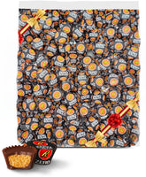 TREATBASKET bolsa frontal con 2 lb y lazo lista para regalar, ideal para eventos