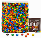 TREATBASKET M&M bolsa frente mostrando colores y conveniencia