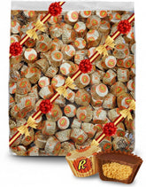 Resse's mini vista frontal paquete 2 lb, ideal para eventos
