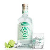 Trejo's Spirits Hecho En L.A. botella frontal mostrando diseño y tamaño