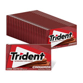 Trident paquete frontal con canela, sabor intenso y práctico