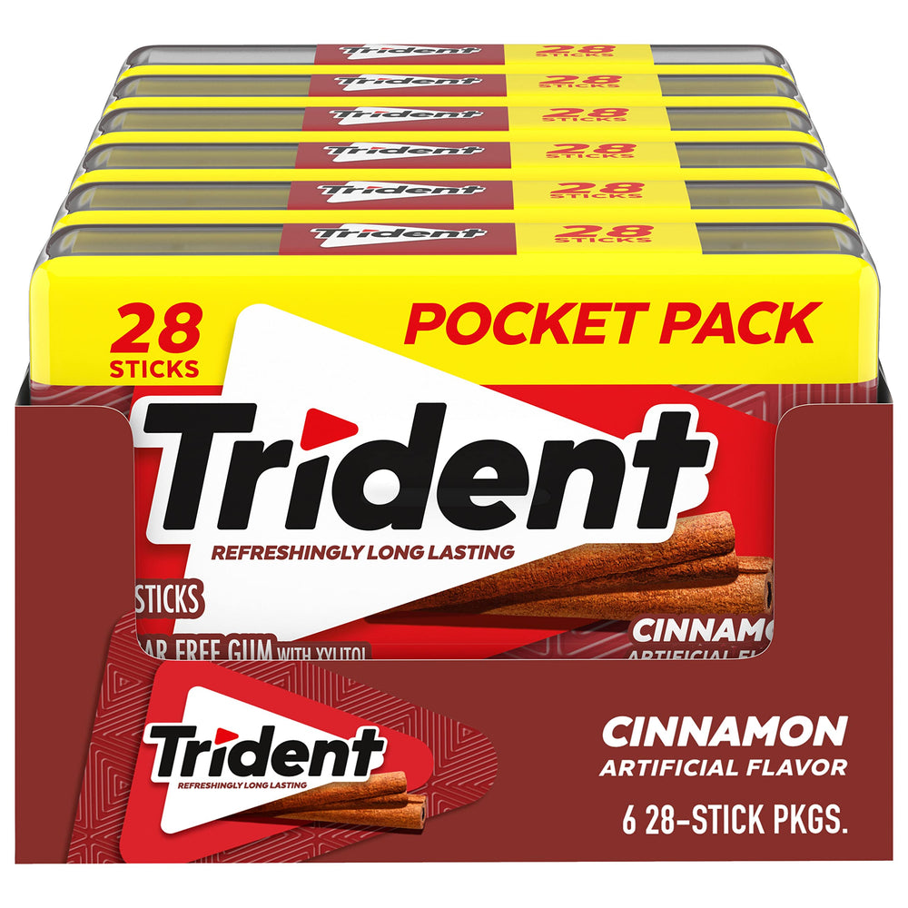 Trident paquete frontal mostrando diseño y conveniencia