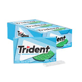 Trident Mint Bliss vista frontal del empaque mostrando marca y conveniencia