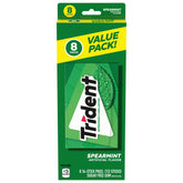 Trident frontal del empaque mostrando el valor pack y conveniencia