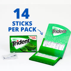Trident varios packs ordenados listos para almacenamiento familiar