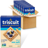 Triscuit paquete frontal seis cajas, práctico para despensa