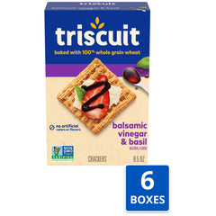 Triscuit galleta con queso y fruta, combinación sabrosa para aperitivos