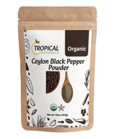 Tropical Goodness envase frontal mostrando marca y tamaño 16 oz, garantía de calidad