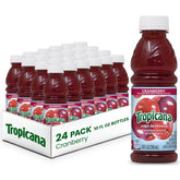 Tropicana botella frontal mostrando el empaque y sabor arándano beneficio conveniencia