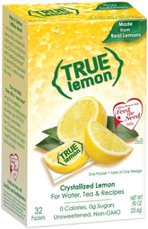 True Citrus frente del empaque mostrando 3 cajas y cantidad, conveniencia