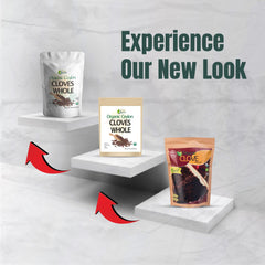 True Organic primer plano de textura de clavo que resalta aceites y aroma