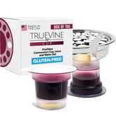TrueVine caja frontal mostrando 100 unidades para servicio rápido