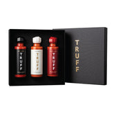 TRUFF frasco clásico al frente mostrando etiqueta y tapa elegante, aporta sabor gourmet