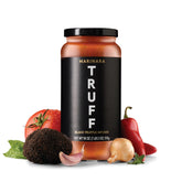 TRUFF frasco frontal mostrando salsa marinara y trufa, realza sabor