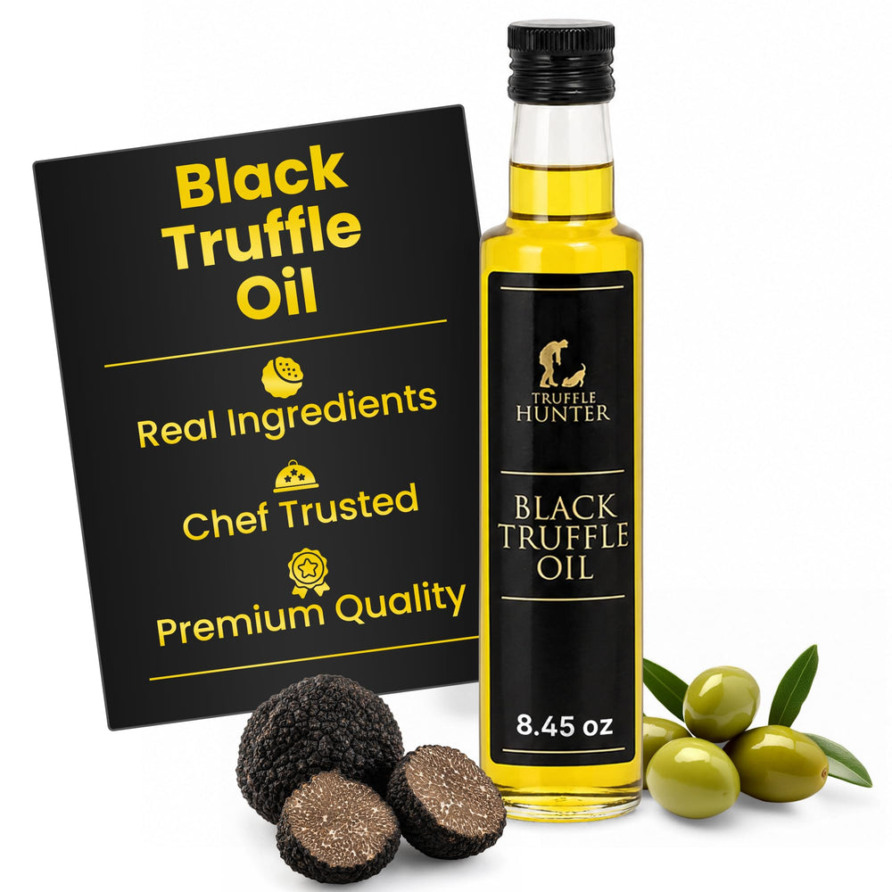 TruffleHunter botella frontal mostrando diseño premium y aroma intenso