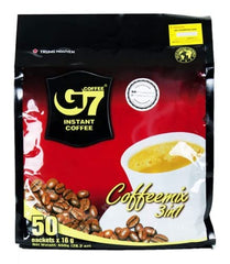 Taza preparada con Trung Nguyen G7 3 in 1 ofreciendo aroma y cremosidad inmediata