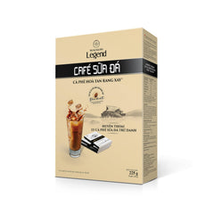 TRUNG NGUYEN Legend frontal de caja mostrando 9 sobres y diseño premium