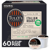 TULLY'S frente del paquete que muestra presentación de 60 cápsulas y beneficio práctico