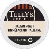TULLY'S frontal 24 cápsulas, presentación práctica y sabor intenso