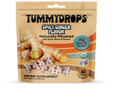 tummydrops empaque frontal mostrando pouch resellable y 33 pastillas para conveniencia