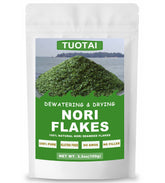TUOTAI nori copos vista frontal muestra contenido vegano y puro