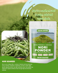 TUOTAI nori espolvoreado en ensalada aporta sabor marino
