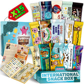 Turkish Munchies caja frontal abierta mostrando 12 snacks premium, ideal para regalo