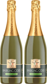 Tuscanini botella frontal elegante que realza mesas festivas y eventos