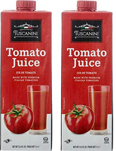 Tuscanini frente pack 2 botella resellable mostrando etiqueta auténtica italiana y frescura