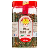 TUTTOCALABBRIA frasco frontal del condimento picante para pasta y salsas, aporta sabor auténtico