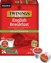 Twinings caja delantera mostrando 24 cápsulas y claridad del producto