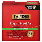 Twinings caja frente mostrando 100 bolsitas y facilidad de uso