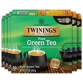 Twinings caja frontal mostrando pack de 50 bolsitas y marca, conveniencia inmediata