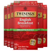 Twinings caja frontal mostrando 6 paquetes y beneficio de cantidad