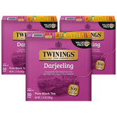 Twinings frente del empaque mostrando diseño y cantidad