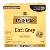 Twinings caja frontal mostrando 100 bolsitas y beneficios de conveniencia