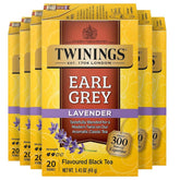 Twinings mostrando el frente del paquete con diseño y cantidad