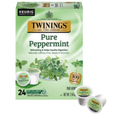Twinings caja frontal con 24 K-Cups mostrando presentación práctica y confiable