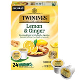 Twinings empaque frontal mostrando 24 cápsulas y beneficios de sabor