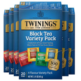 Twinings paquete seis cajas frontal mostrando variedad y conveniencia