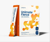 Unicity Unimate frente del empaque mostrando 30 sobres, conveniencia portátil