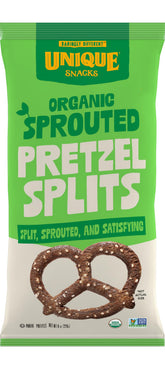 Unique Snacks paquete frontal mostrando diseño y tamaño práctico