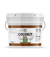 Unpretentious aceite de coco en balde frontal, práctico y económico