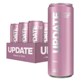 UPDATE lata frente mostrando diseño durazno y refresco instantáneo