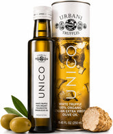 Urbani Truffles botella frontal con diseño y tapa, presentación elegante