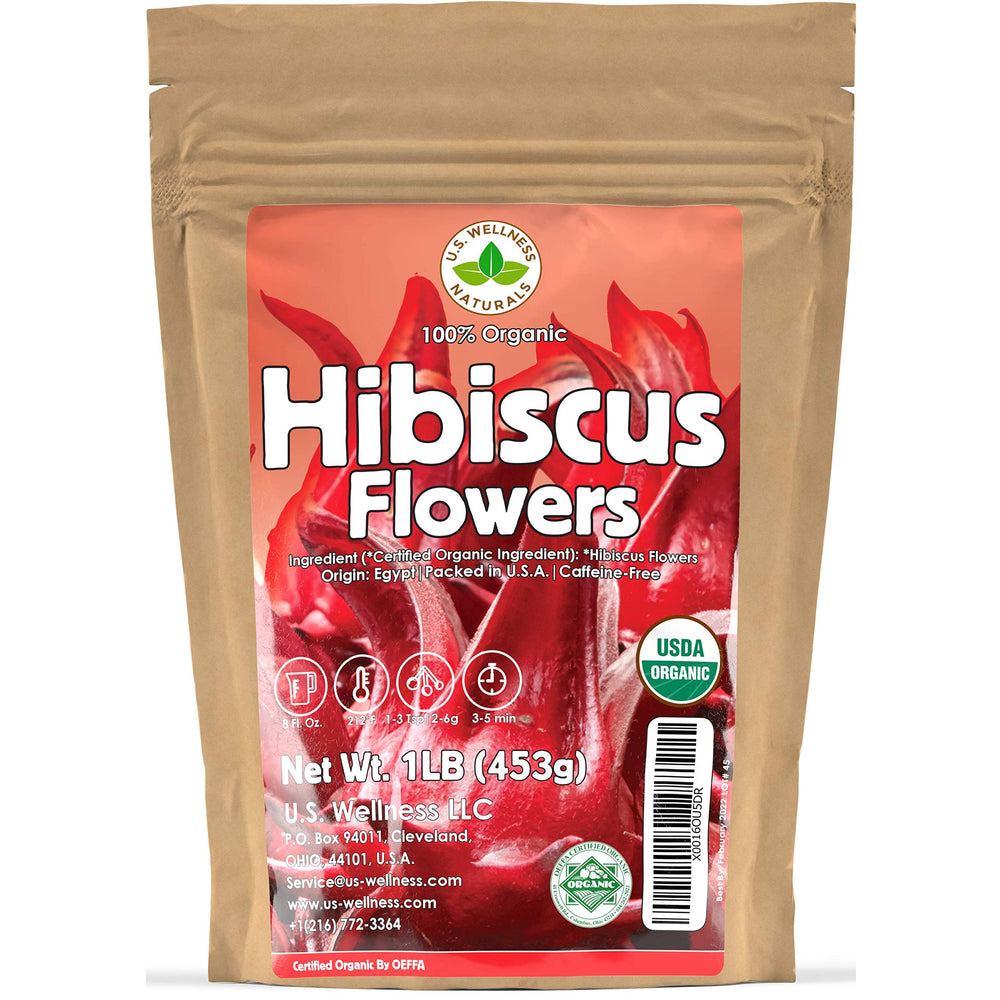 U.S. Wellness Naturals paquete frontal mostrando 1 lb y beneficio de frescura
